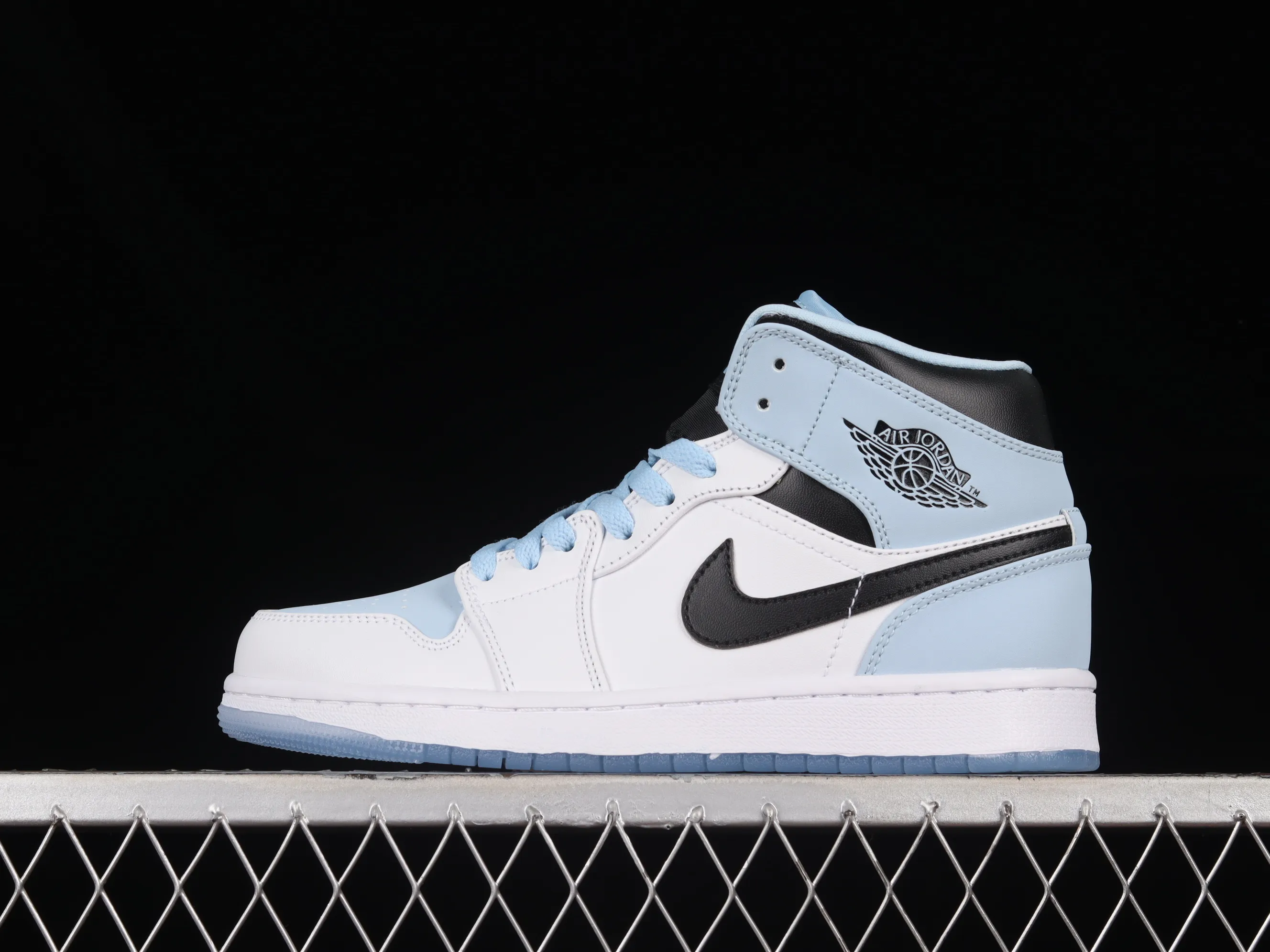 All categories Air Jordan Jordan series basketball shoes Air Jordan 1 Mid Air Jordan AJ1 Mid AJ1 Joe 1 ice blue mid-top basketball shoes DV1308-104
